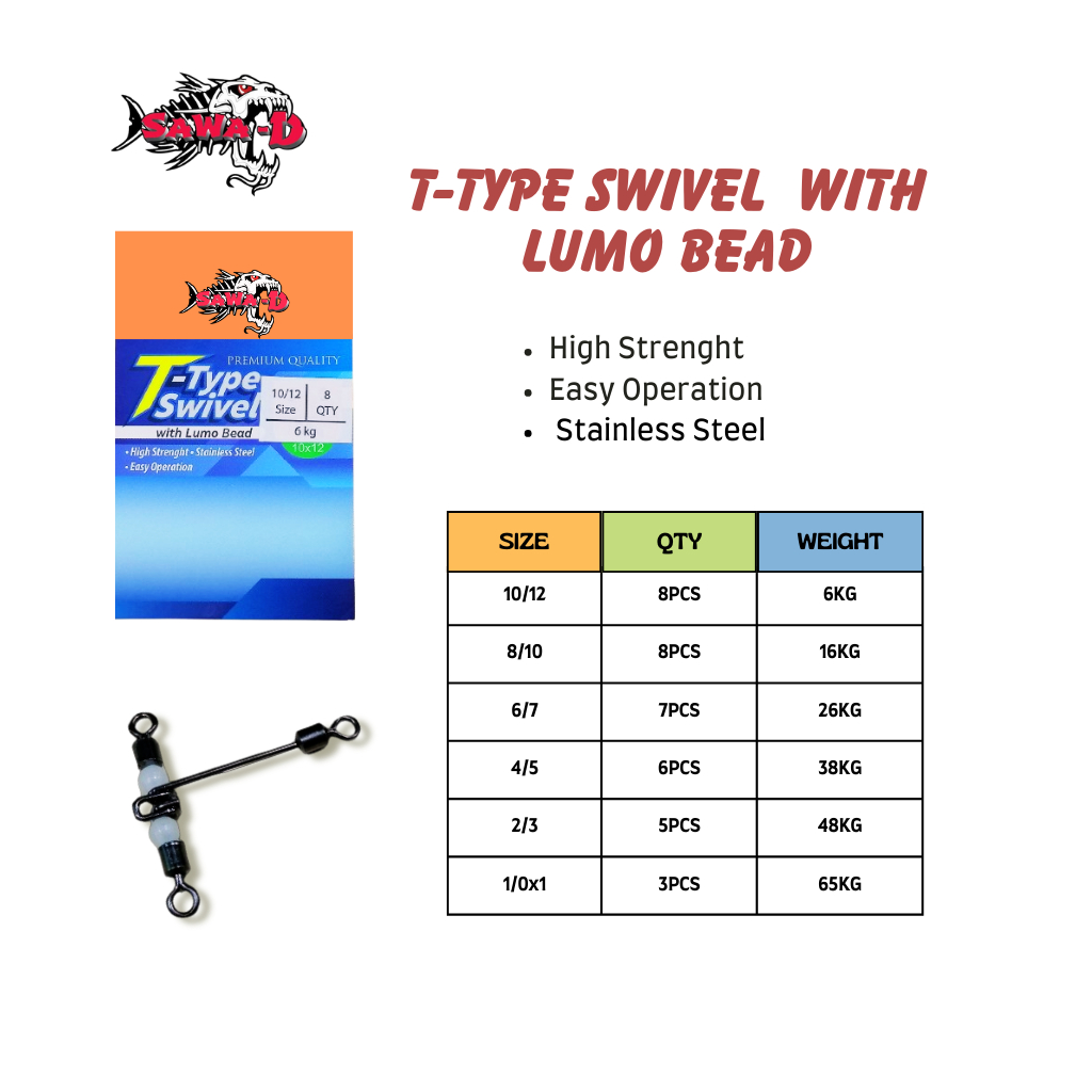 SAWAT TYPE SWIVEL พร้อม LUMO BEAD