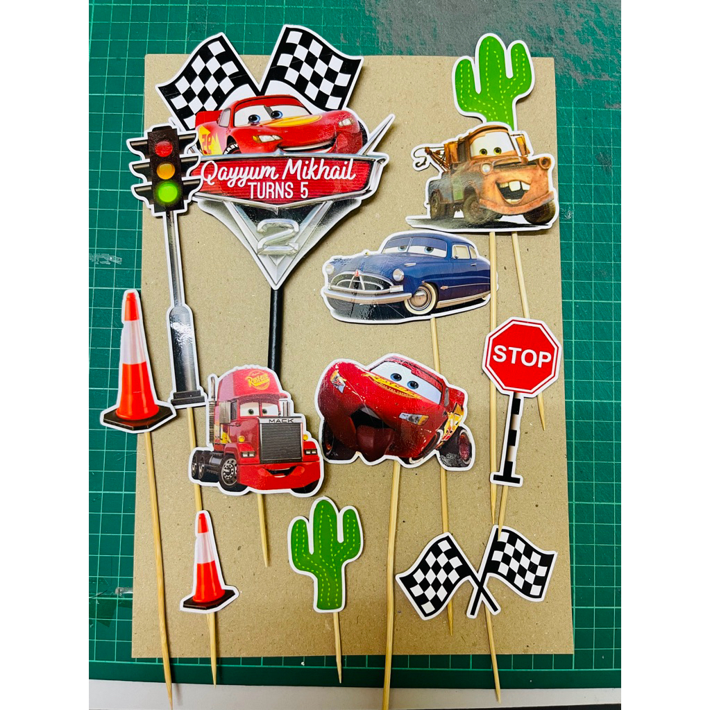 เค้ก TOPPER LIGHTNING MCQUEEN CARS