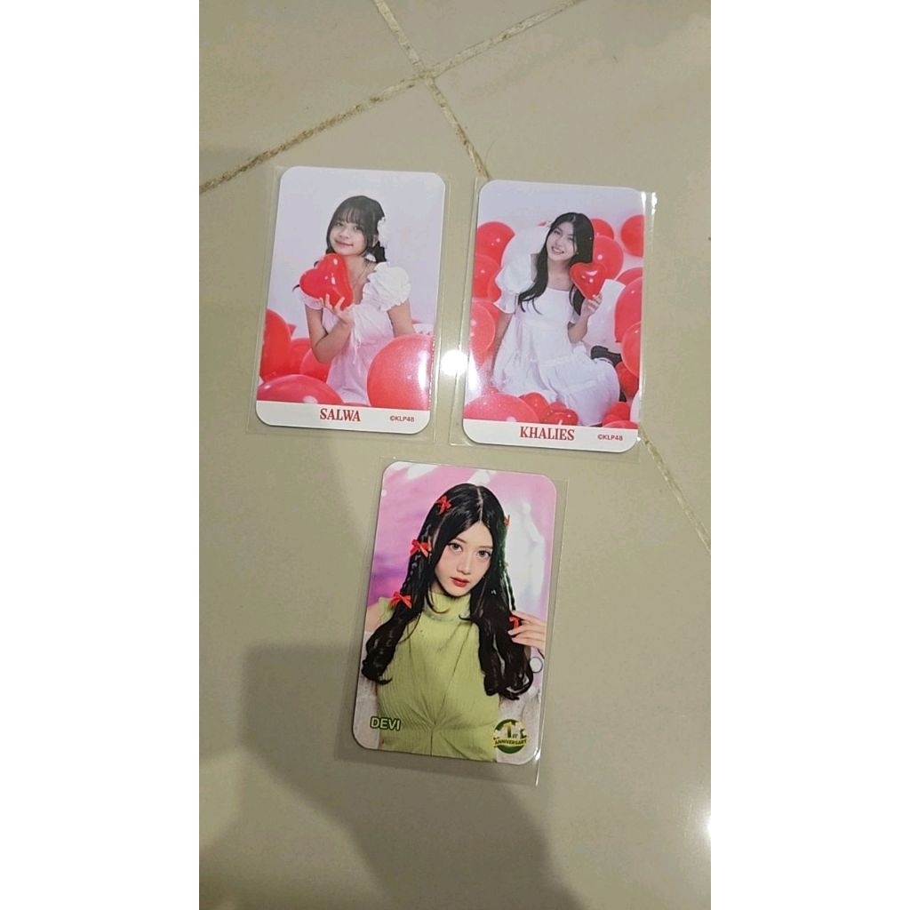 ชุดโฟโต้การ์ด KLP48*