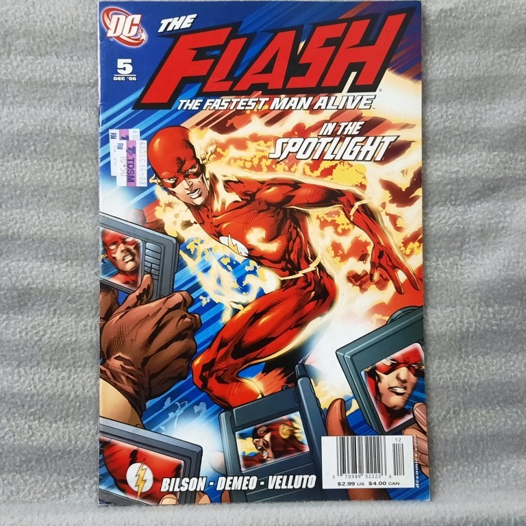 แฟลช: Man Alive 5 (DC Comics) Danny Bilson, Ron Adrian