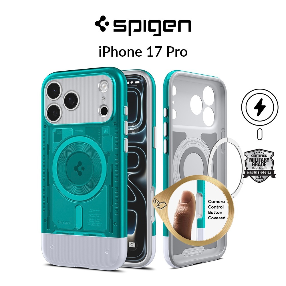 Spigen เคส iPhone 17 Pro 6.3" Classic C1 MagFit เคสโทรศัพท์แม่เหล็ก เคสแม่เหล็ก