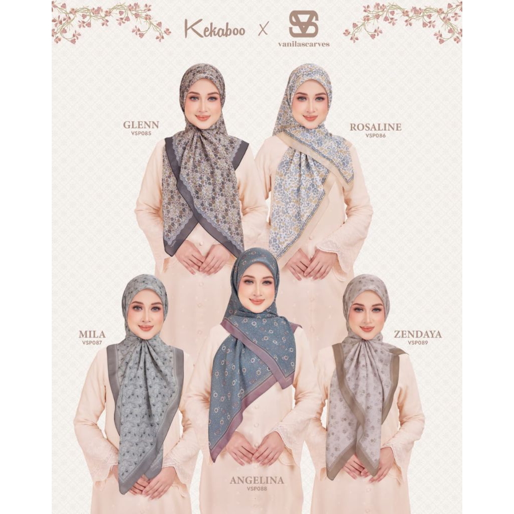 KEKABOO X VANILASCARVES PRINTED VOL 2 [COTTON]