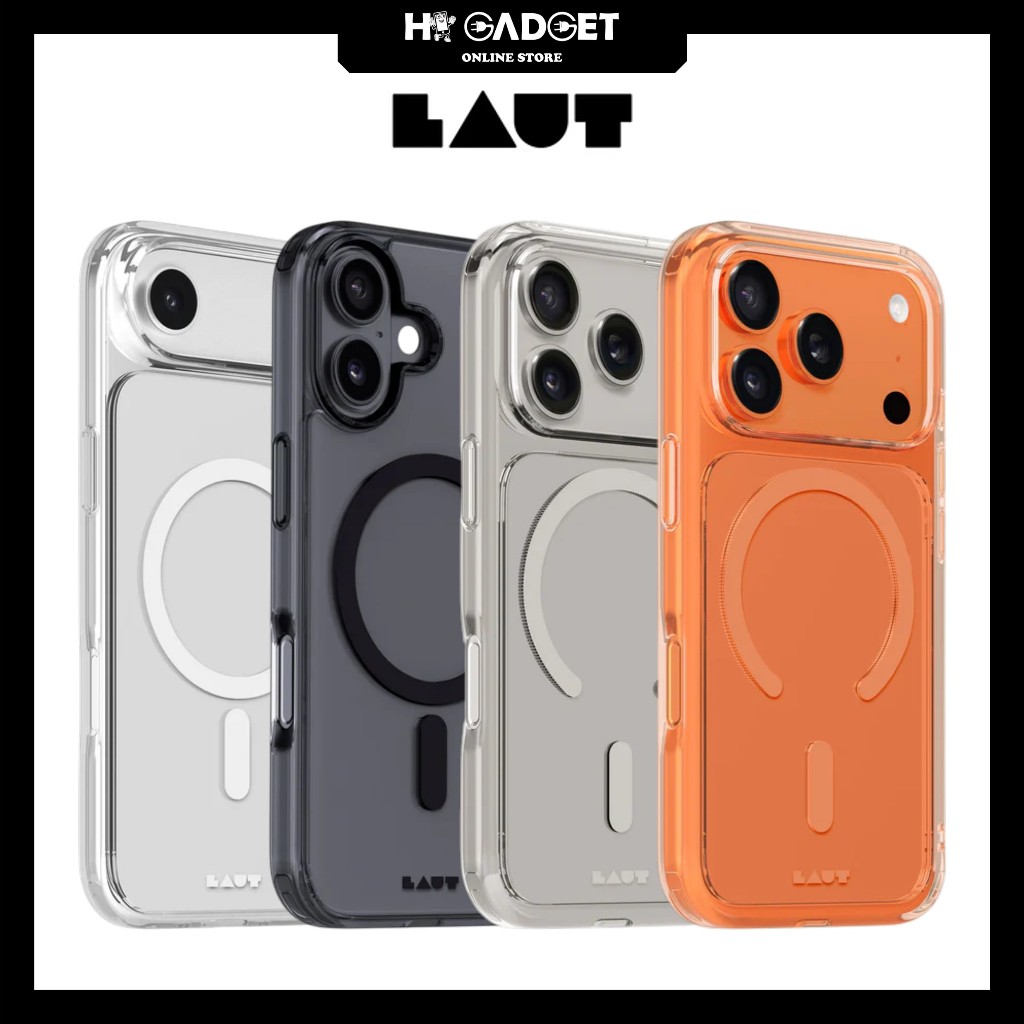 LAUT CRYSTAL FLURO M PHONE CASE สําหรับ IPHONE 17 SERIES