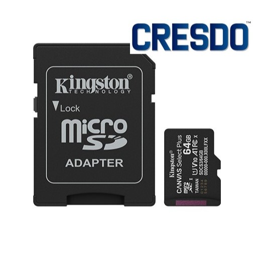 การ์ดหน่วยความจํา MicroSD ของ Kingston Canvas Select Plus Gen 3 Class 10