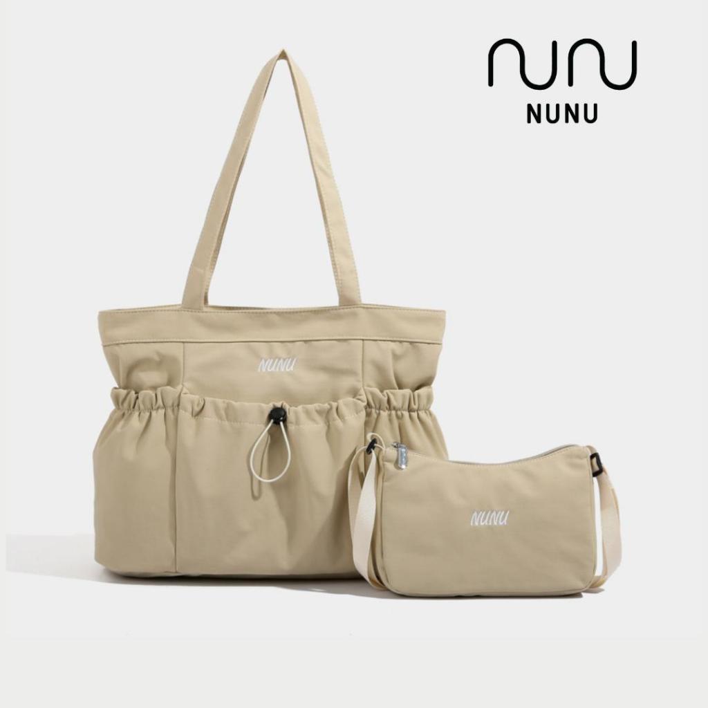 NUNU Savanne Bag - Women Fashion Big Tote Bag Nylon Water Resistance Large Capacity Beg Tangan Wanit