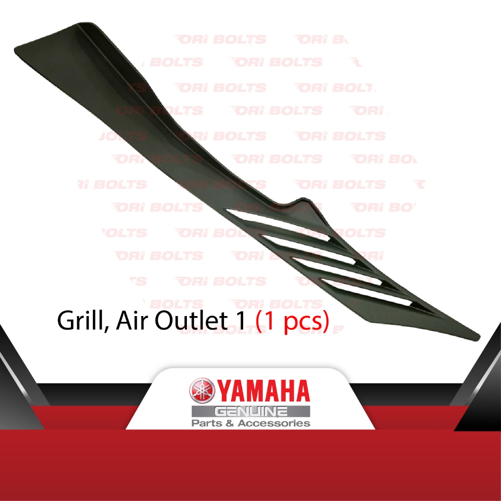 BS7-F837V-00 BS7-F837W-00 Yamaha R25 V2 ABS Body Cover สีดําด้านในย่างพลาสติก Air Outlet