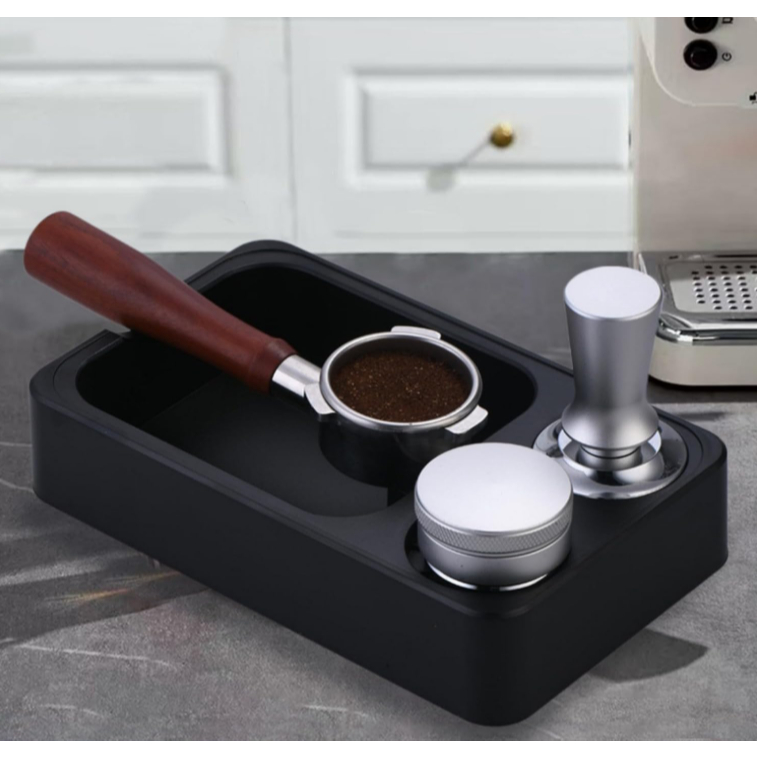 ZL Coffee Knock Box Organizer ABS มัลติฟังก์ชั่นสีดําสีขาว
