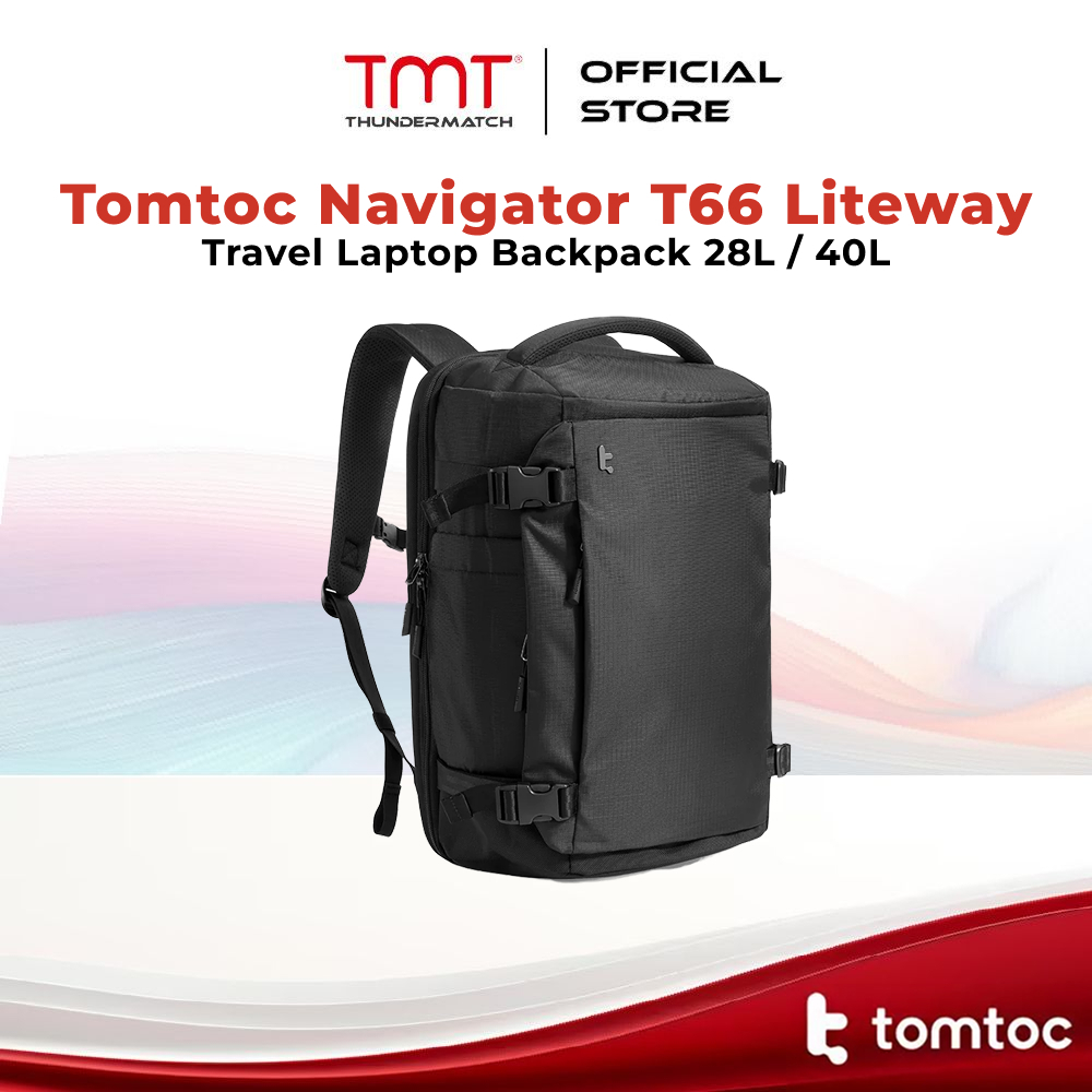 Tomtoc Navigator T66 Liteway Travel Laptop Backpack 28L / 40L