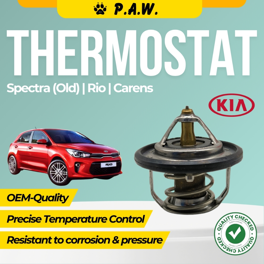 0K2C0-15-171A PAW Thermostat - Kia Spectra Old, Rio, Carens 1.8 88 C (พร้อม Oring)