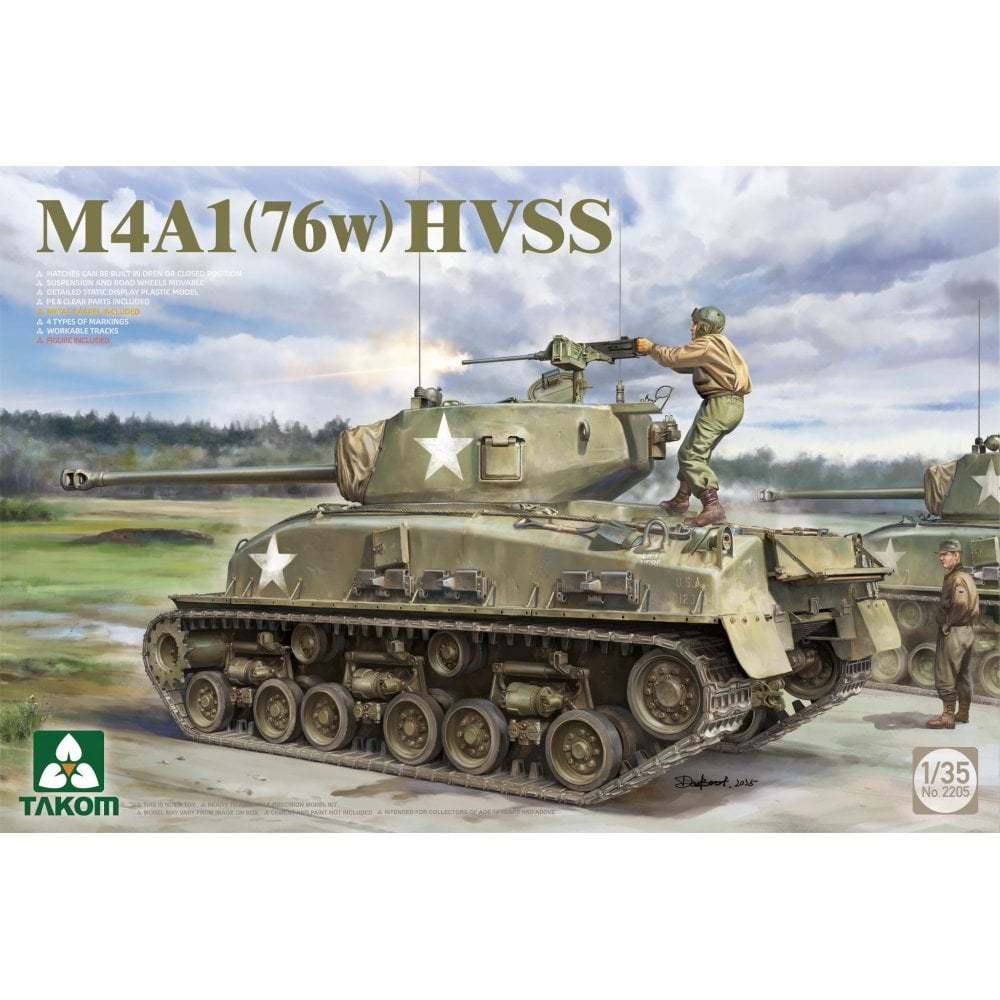 ตะโกม 1/35 M4A1(76w) HVSS 2205