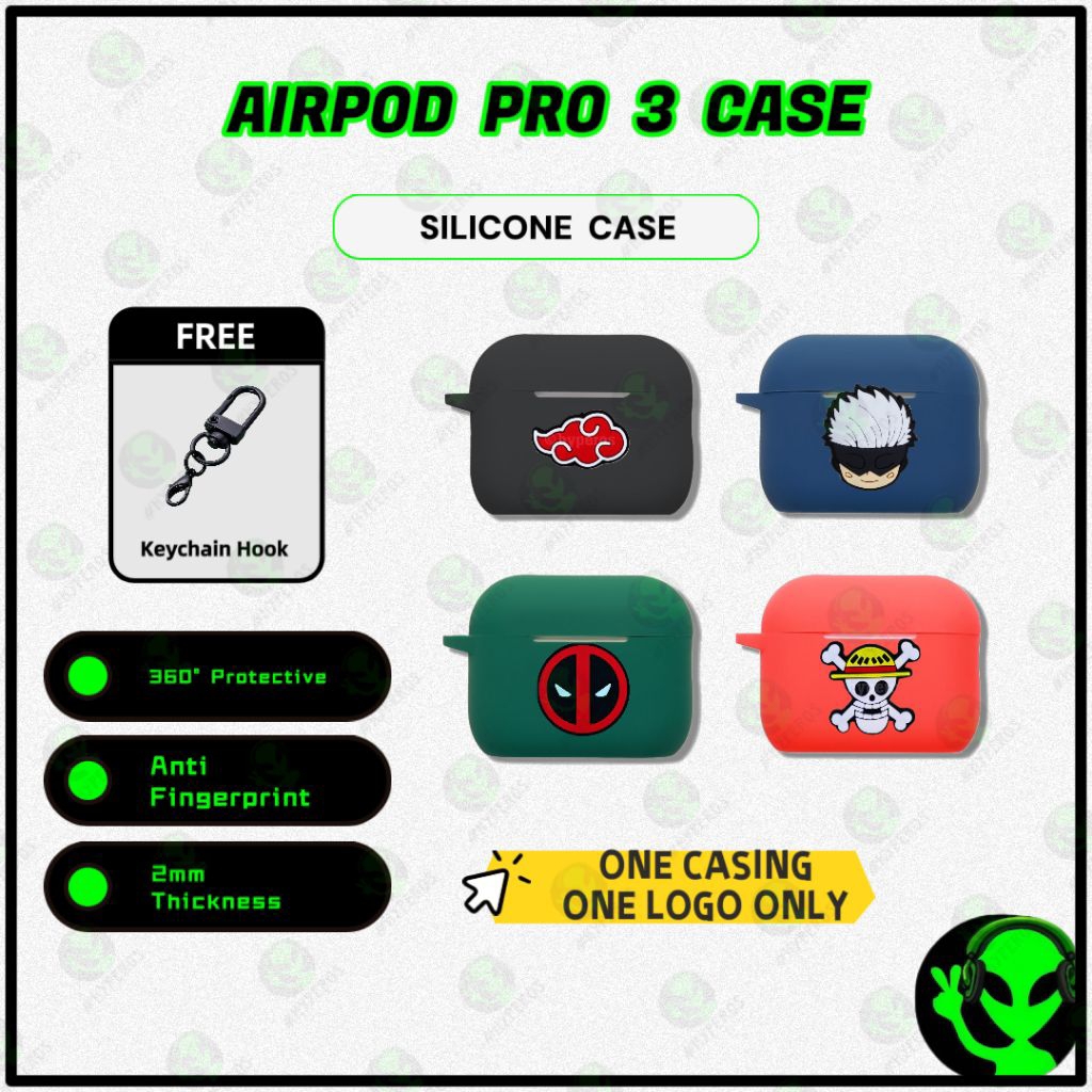 AirPods Pro 3 Case Wireless Earbud Protective Shell Soft Silicone Casing Airpod Pro 3 Case