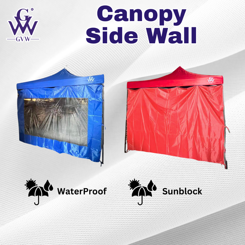 GVW เต็นท์แคมป์กันน้ํา Camping เต็นท์ Niaga เต็นท์ Canopy 10x10 หลังคาติดผนังด้านข้าง