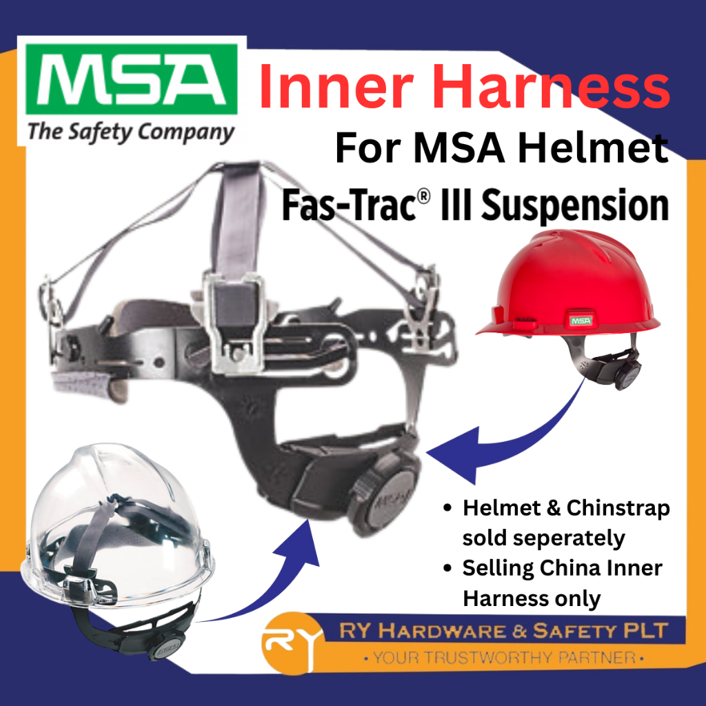 MSA หมวกกันน็อคสายรัดด้านในสําหรับหมวกนิรภัย MSA FASTRAC III SUSPENSION 10175682