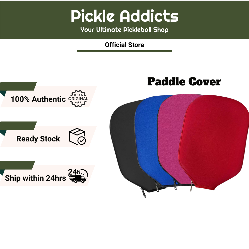 Neoprene Pickleball Paddle Cover Pickleball Paddle Protect Case ฝาครอบกันฝุ่น