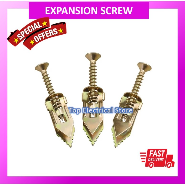 (X10 UNIT) GYPSUM BOARD EXPANSION SCREW SELF-DRILLING ACHOR