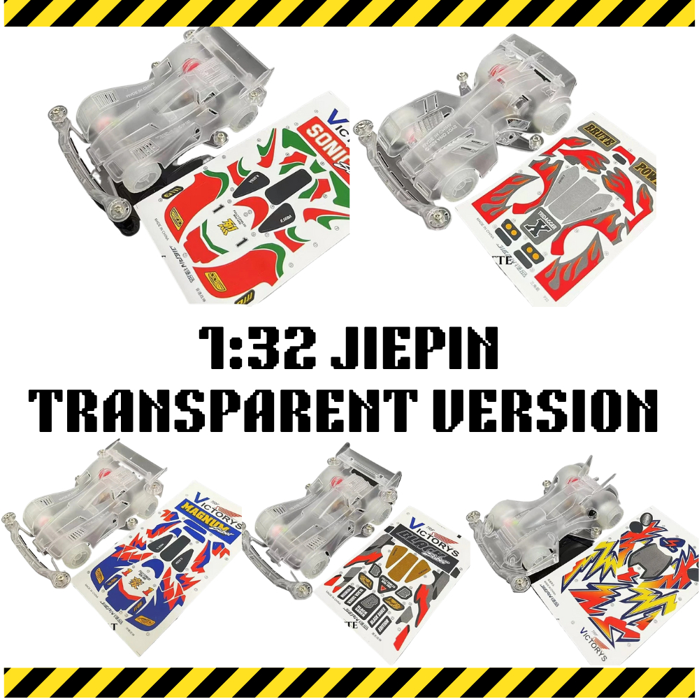 Jiepin Mini 4WD Assembly Model Racing Car-Holy Spirit Lord/FMA 2D Desolation/TZ Jumper/FMA Adventure