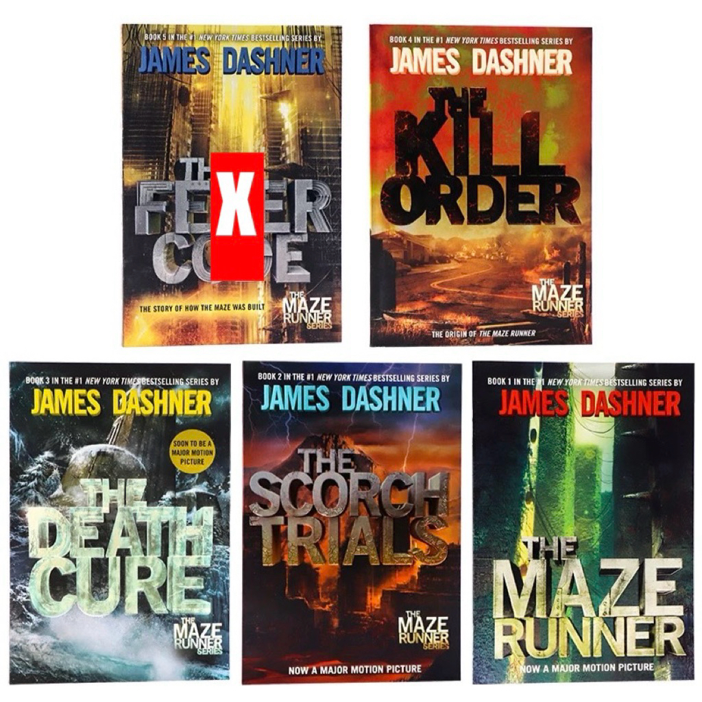 MaryamBOOKS Maze Runner Trilogy Collection James Dashner 4 หนังสือชุด