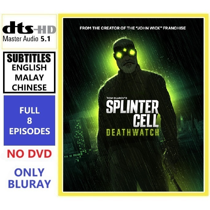S2D68 Splinter Cell - Deathwatch (2025) [8 EPISODES] (2 แผ่น) Animation/Action/Thriller Animasi/Aksi