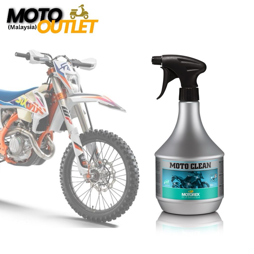 Motorex MOTO CLEAN 1L สําหรับจักรยานสิ่งสกปรกของคุณ วิบาก streetbike cuci วิบาก