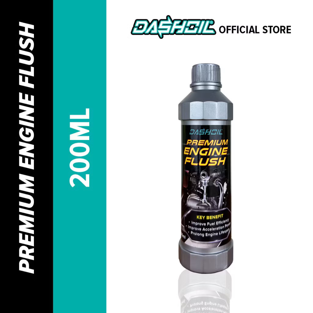DashOil Premium Engine Flush 200ML 4T, 4AT, LC135 Y15ZR, RSX150 RS150 EX5 FZ150I KAWASAKI HONDA YAMA