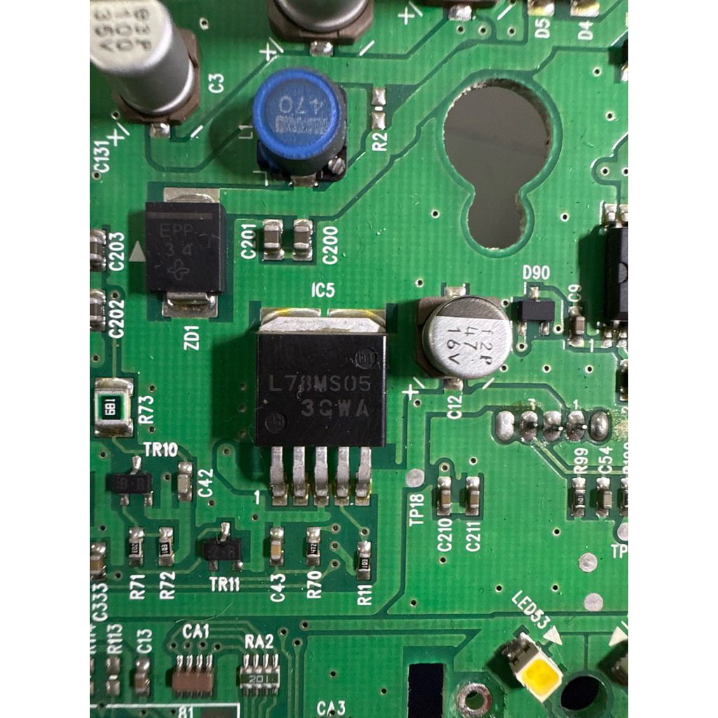 L78MS05 sanyo แหล่งจ่ายไฟ 5V ic TO263-5 ตัวควบคุมแรงดันไฟฟ้า