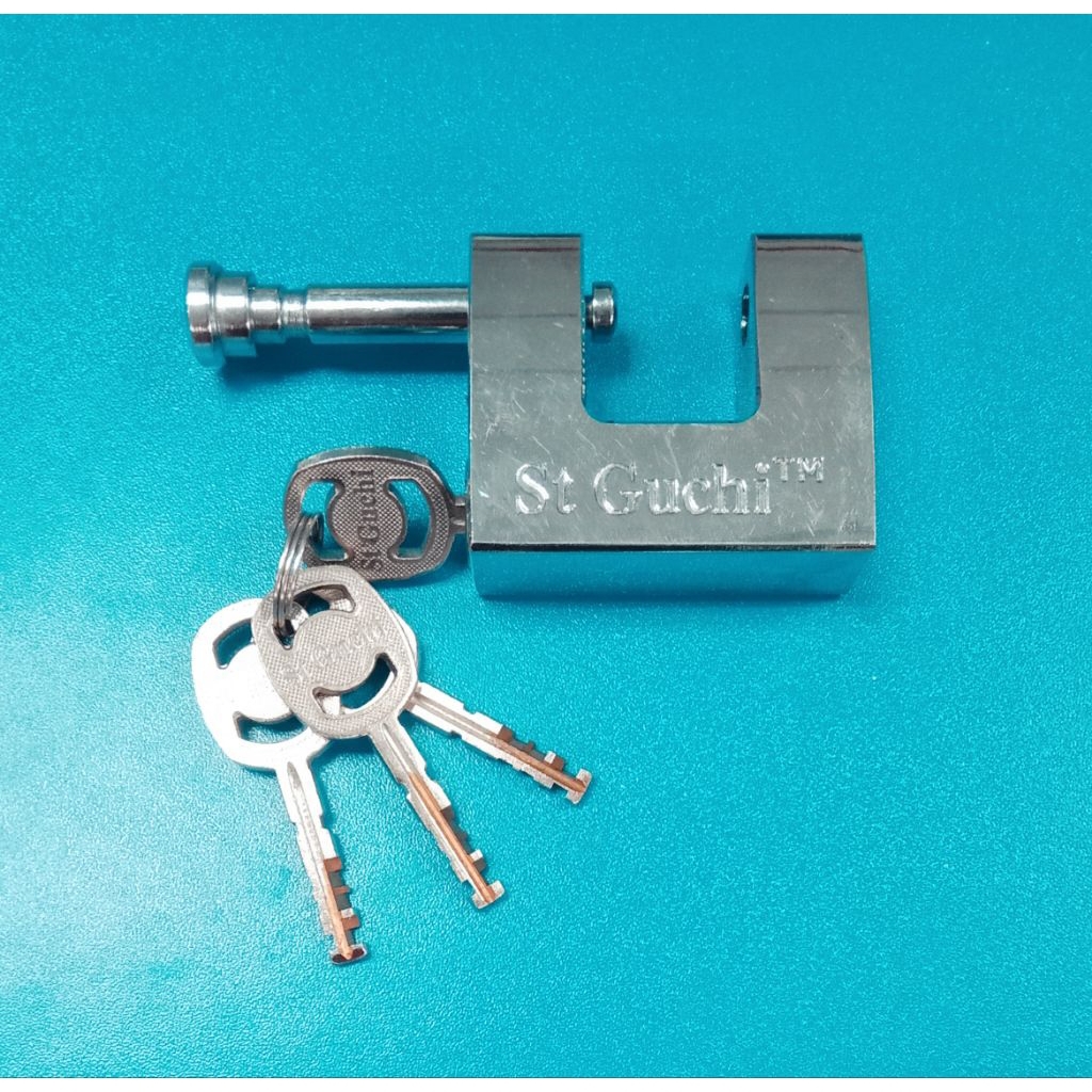 St Guchi- SGPL 200/60 มม.D-Shackle Armoured Padlock/Sobar 60 มม.D- Shackle Armoured Key Alike- 4 ชิ้