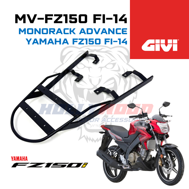 GIVI MARTRACK YAMAHA FZ150i + กล่อง GIVI TANKER ABS TOP BOX