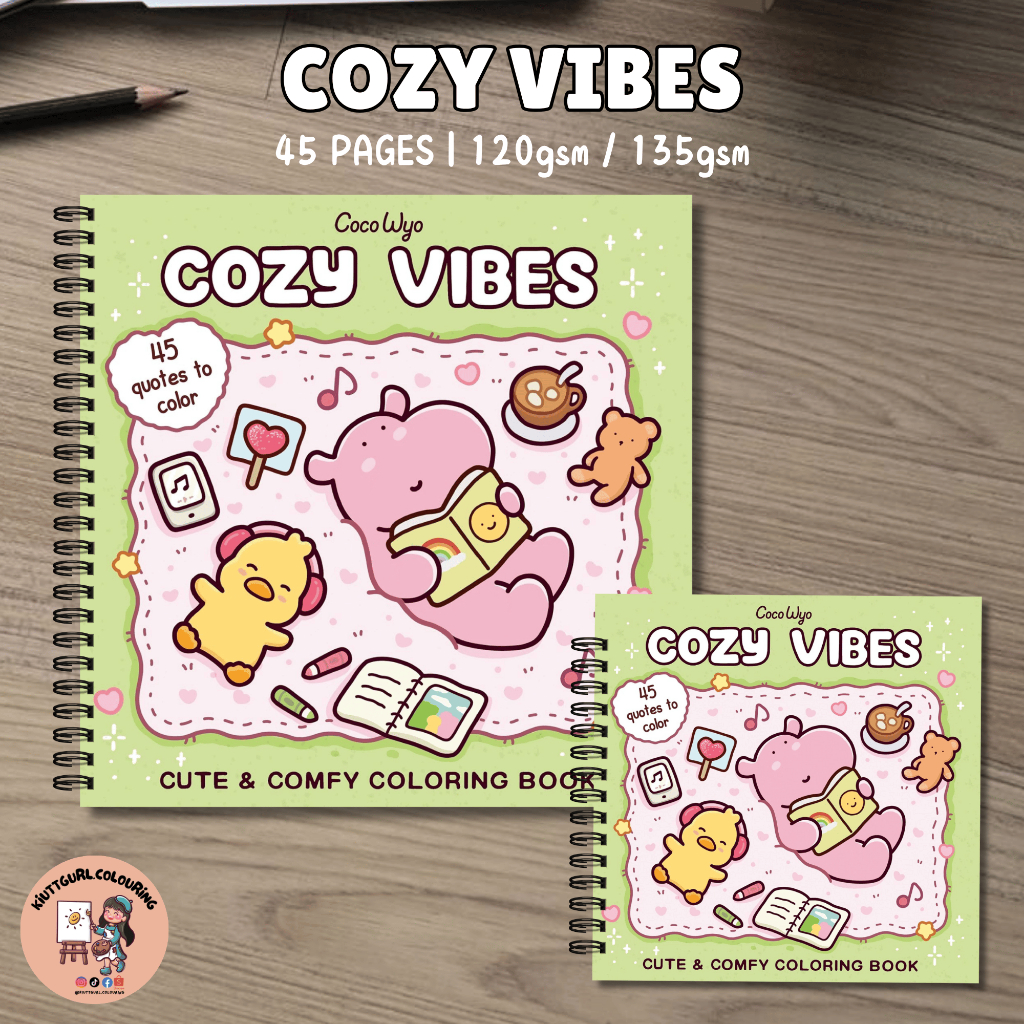 COZY VIBES หนังสือคูริ่ง 45 หน้า โดยCocoyo