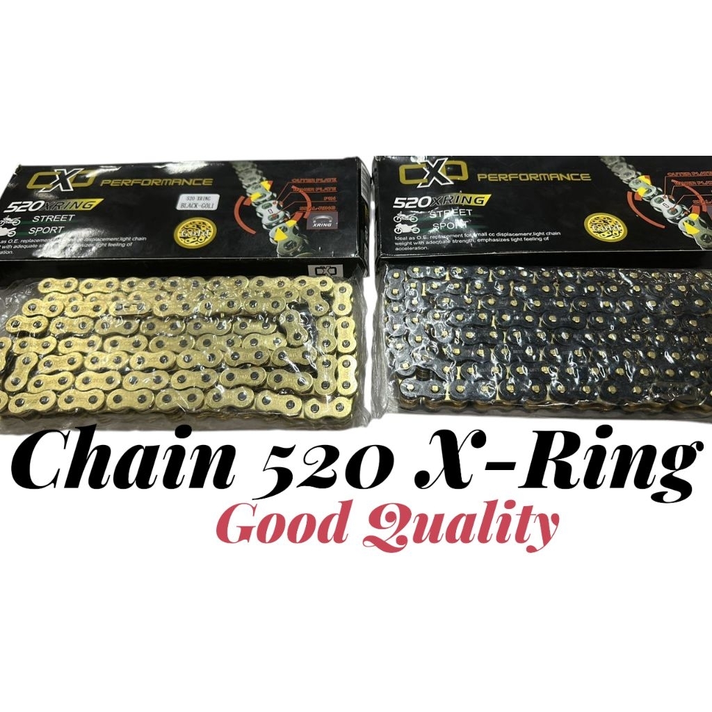 RANTAI CHAIN CXO X-RING 520 X RING 120L R25 NINJA250 KTM200 KTM250 KTM390 CHAIN X-RING CXO 520-120L 