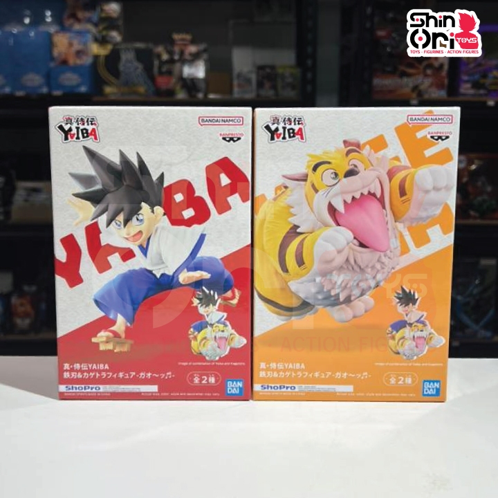 YAIBA: ฟิกเกอร์ Samurai Legend Yaiba Kurogane & Kagetora