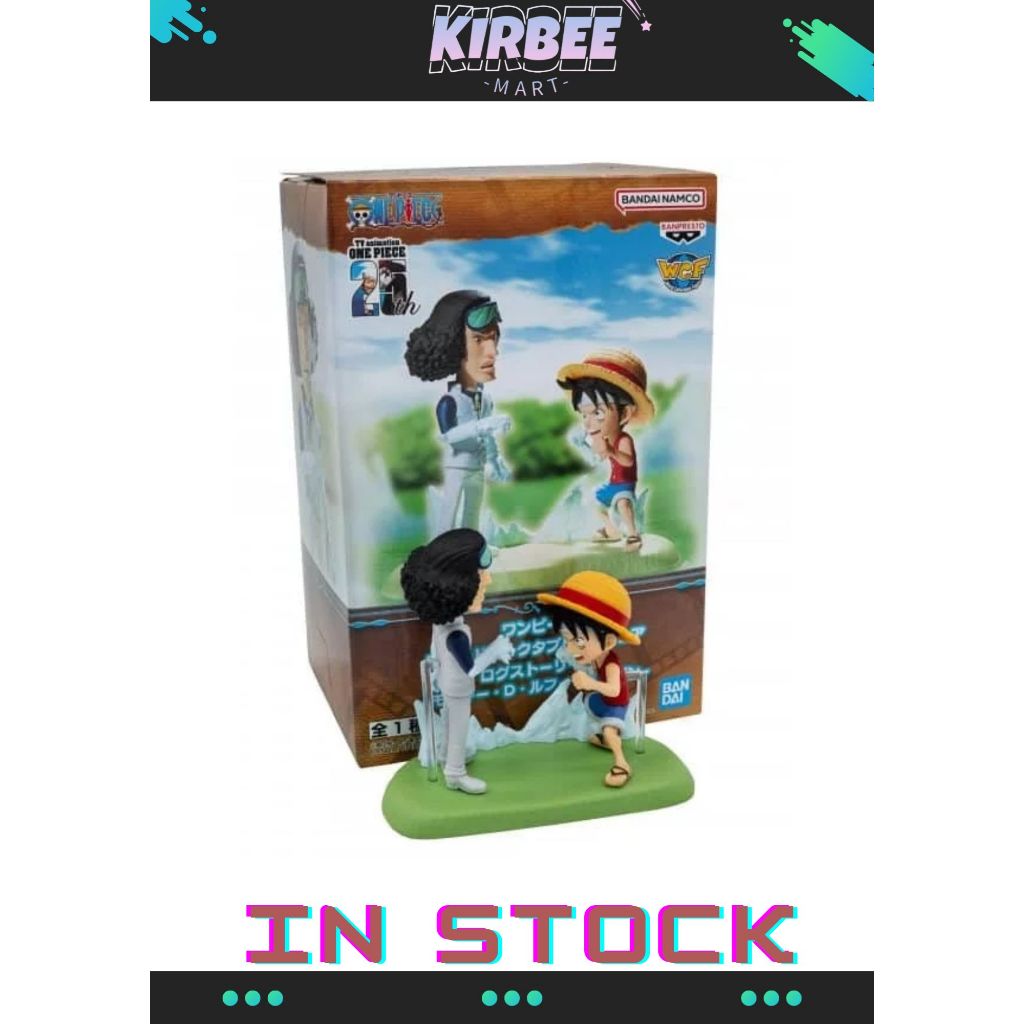 ONE PIECE WORLD COLLECTIBLE FIGURE LOG STORIES - MONKEY D. ลูฟี่ VS KUZAN