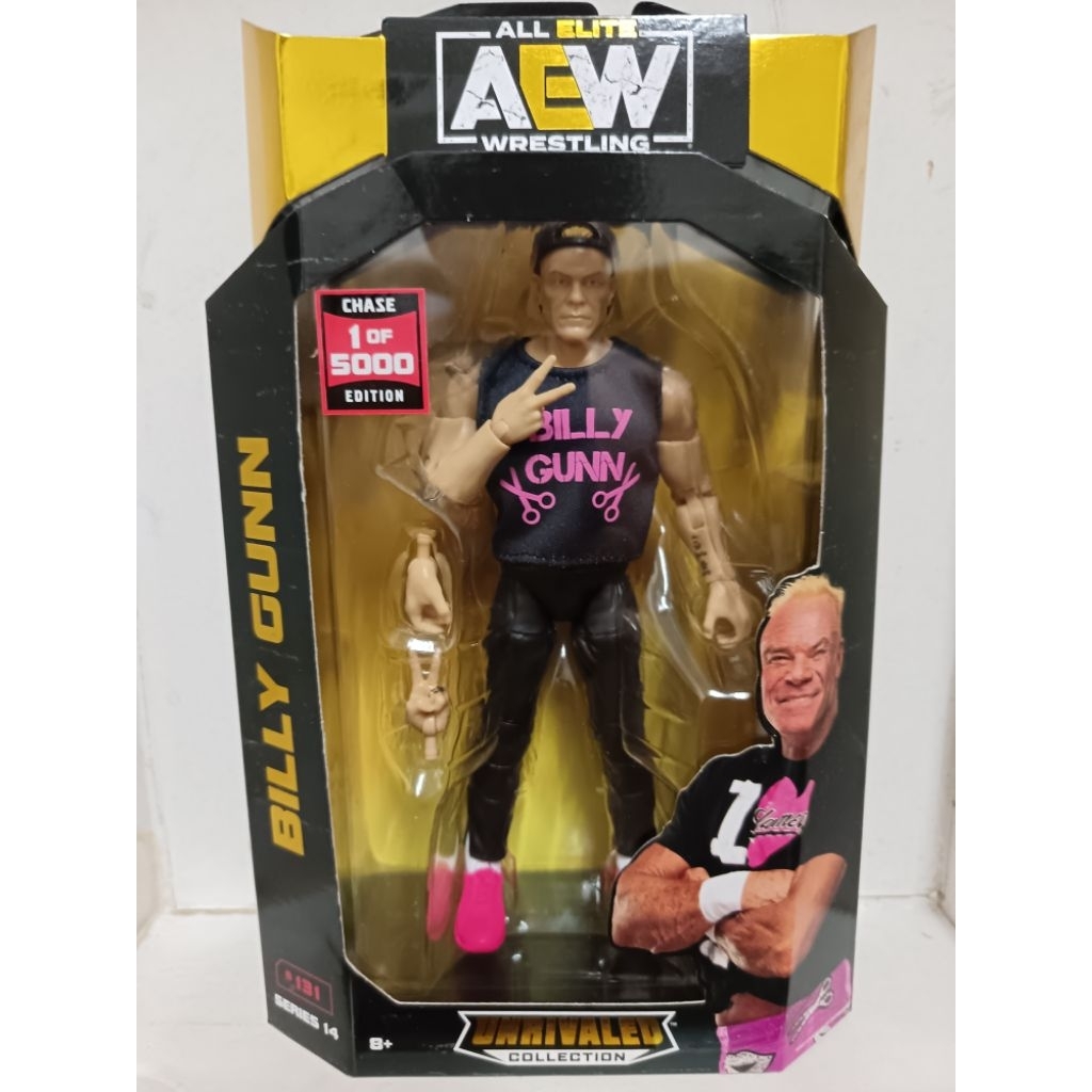 Jazwares AEW ไม่มีใครเทียบได้ Series 14 Billy Gunn 1of 5000 Wrestling Action Figure