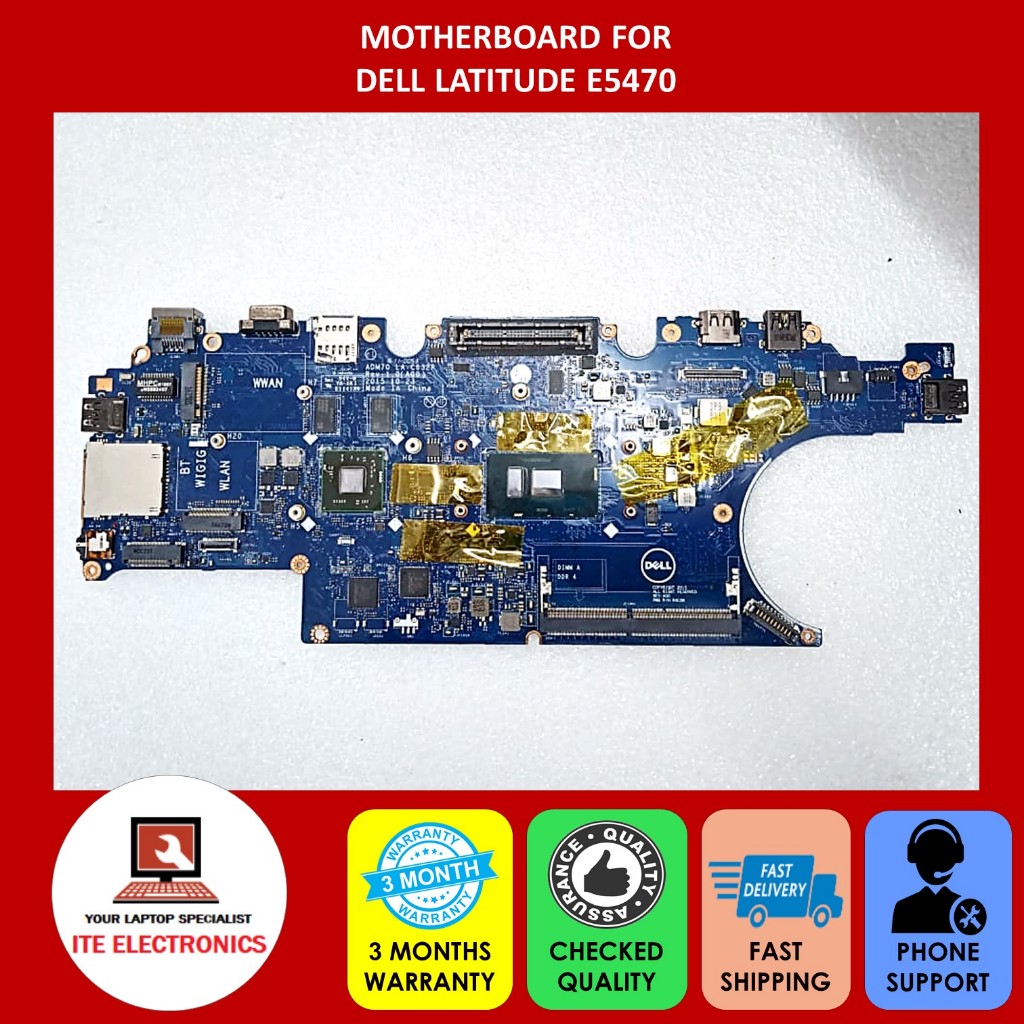 DELL LATITUDE E5470 MOTHERBOARD LA-C632P REV :1.0(A00)