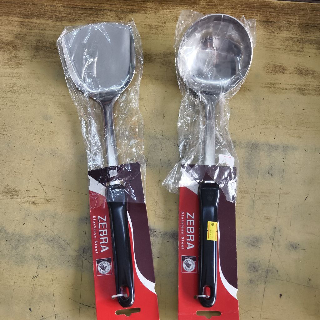 ประเทศไทย ทัพพีจับฉลาก Zebra 9.5 ซม. Focus Bakelite / ม้าลาย sudik ส่งก tahan karathan karat