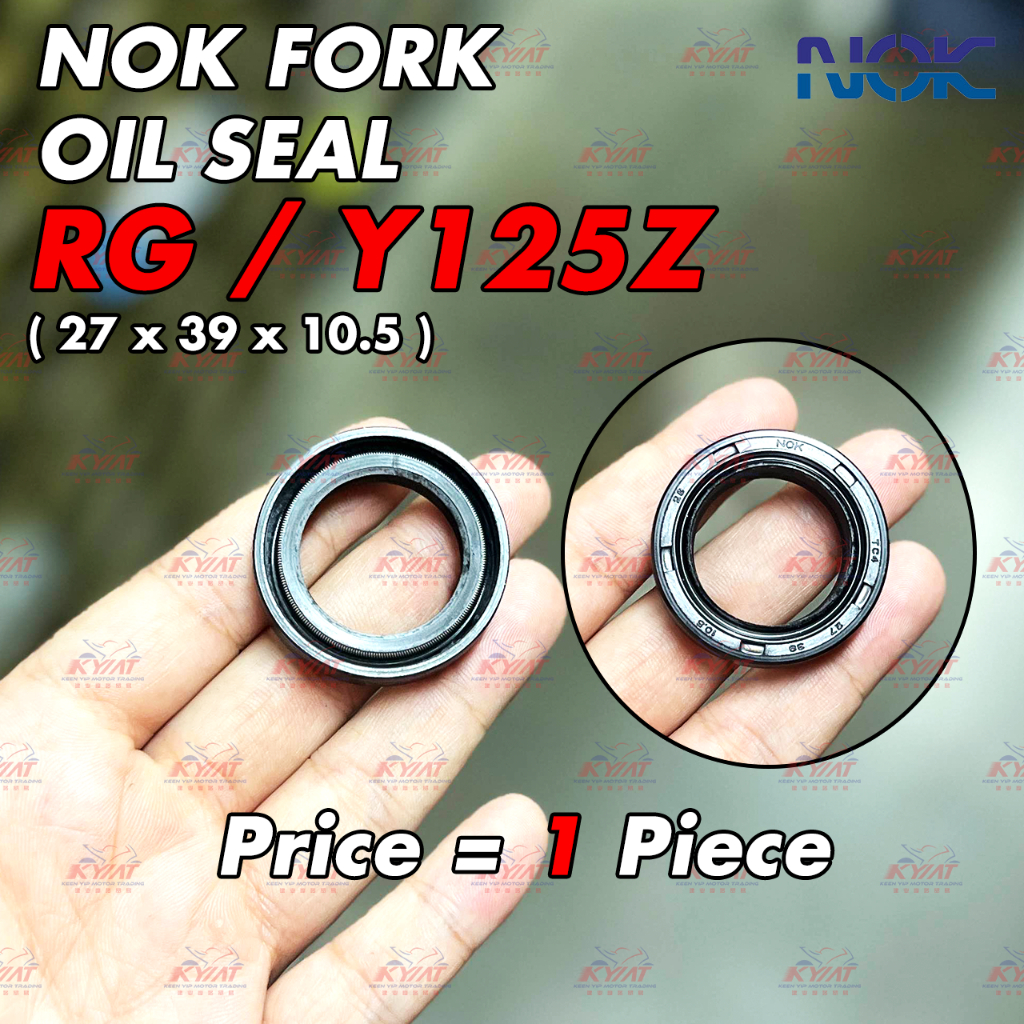 NOK Fork Oil Seal (27x39x10.5) สําหรับรถมอเตอร์ไซค์ RG, Y125Z
