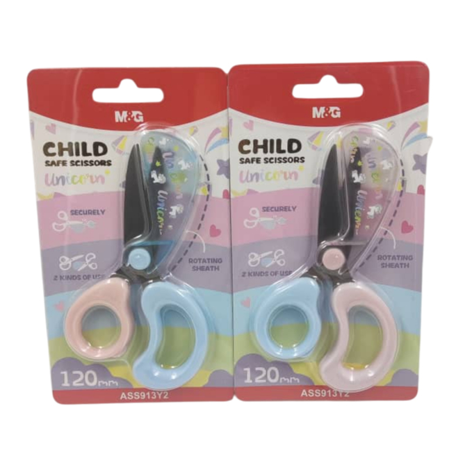 M&G Kids Scissors กรรไกรนิรภัยสําหรับเด็ก 120mm - 4 ASSN913Y2
