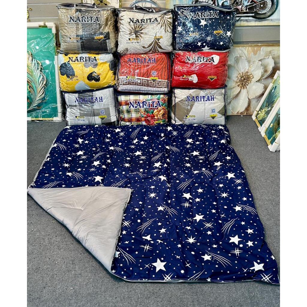TOTO NARITA BDDING TIALM HAMPARAN LAPIK ALAS TIDUR COTTON TEBAL SAIZ KING