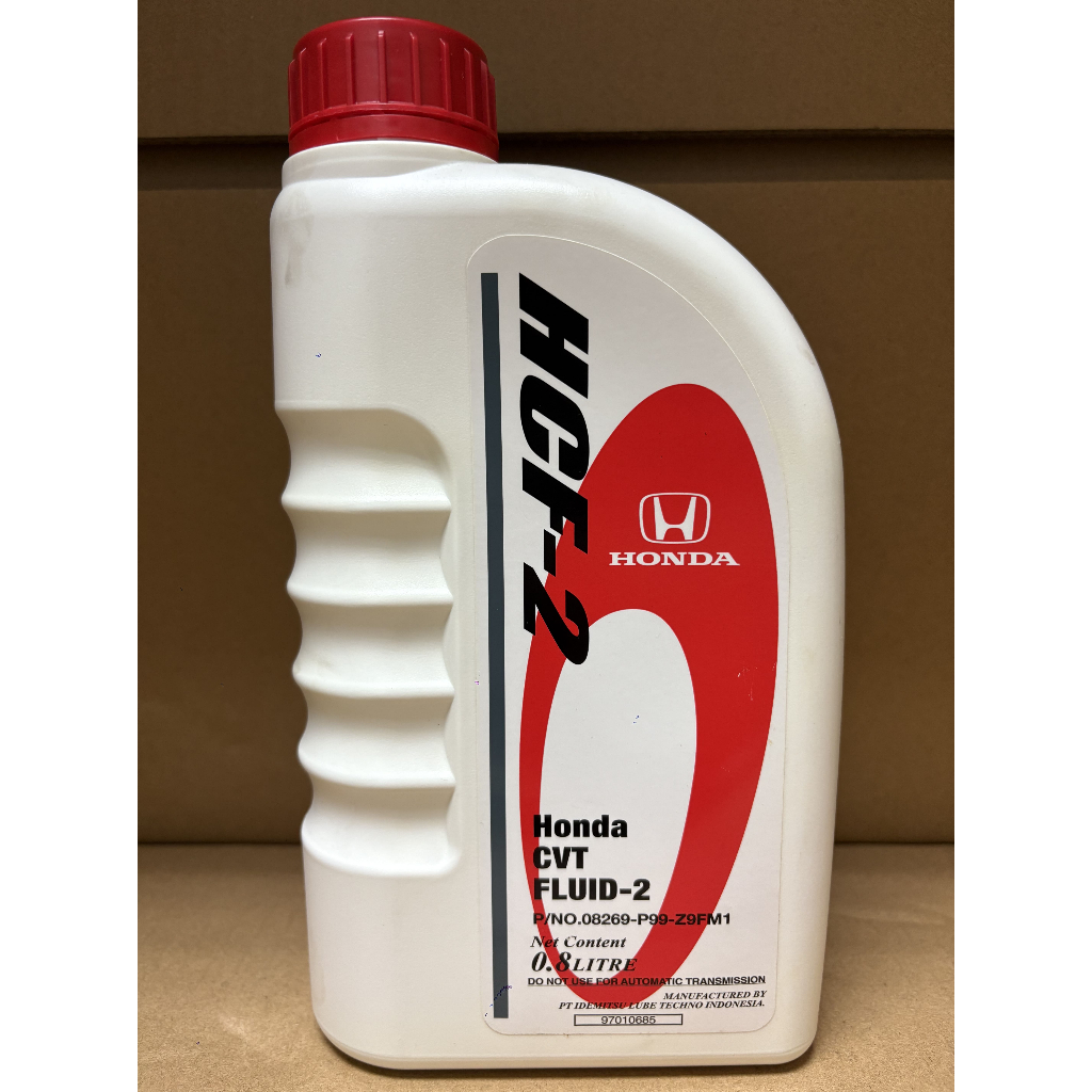 น้ํามันเกียร์อัตโนมัติ HONDA HCF-2 CVT MINYAK 0.8LITER HCF2