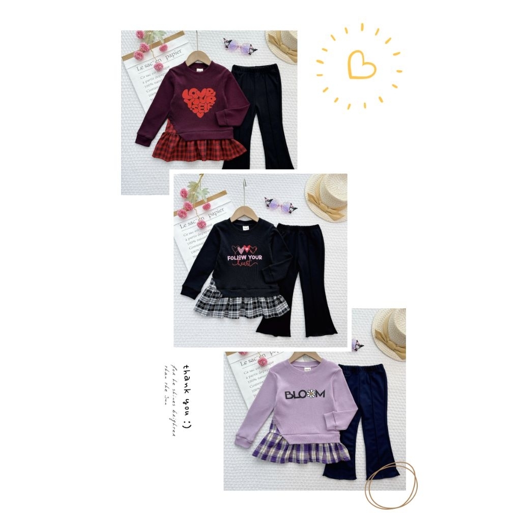 SET JALAN DOLL GIRL 2Y-10/11Y KAIN PREMIUM