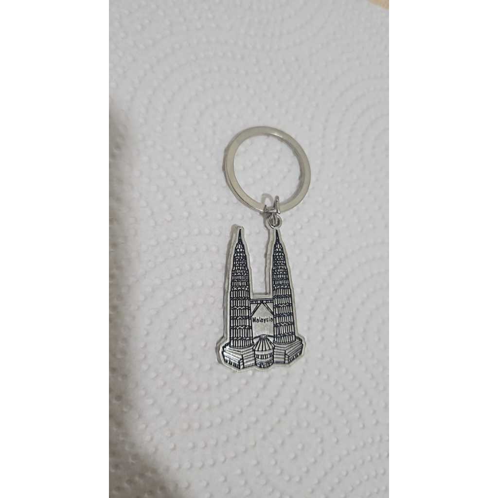 พวงกุญแจ อาคาร จี้ Klc Twin Tower