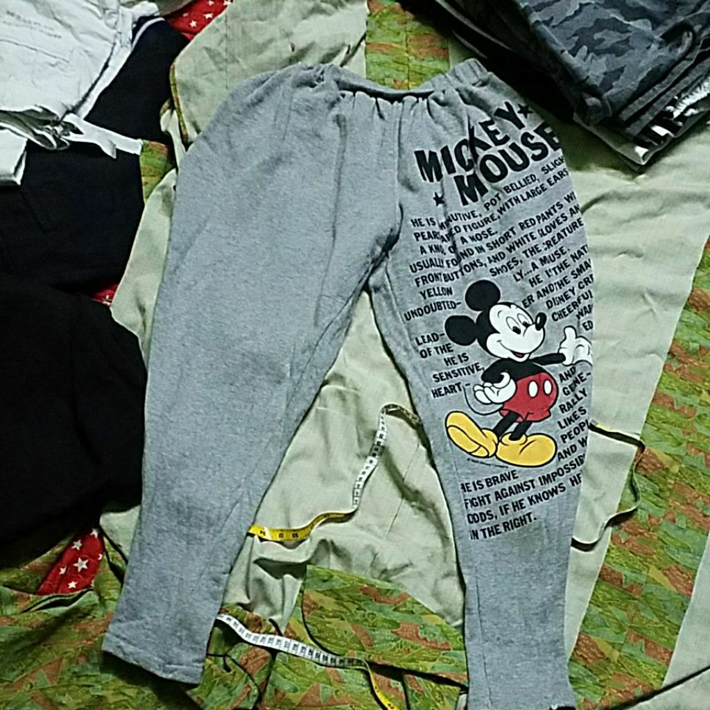 MICKEY MOUSE ผู้หญิง SWEATPANT JOGGER SIZE 22 36X37 INCH