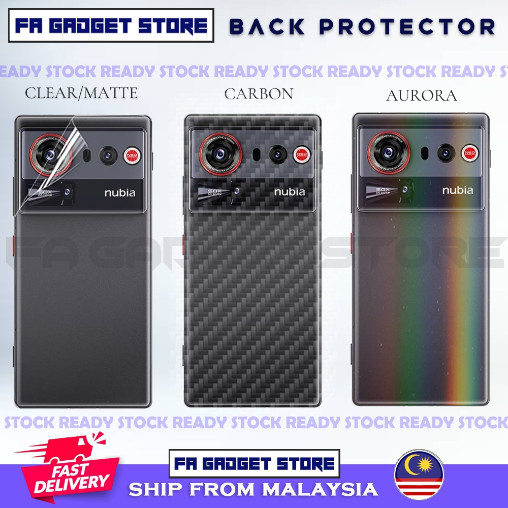 Nubia Z80 Ultra Z70 Z60 Z50S Pro Z50 Z40s Z40 Back Hydrogel ฟิล์มกันรอยหน้าจอสติกเกอร์