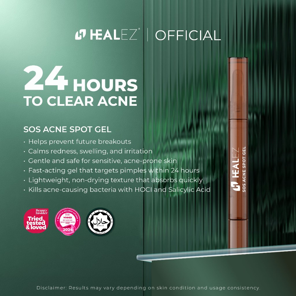 HEEALEZ SOS Acne Spot Gel - Emergency Spot Rescue (2g)