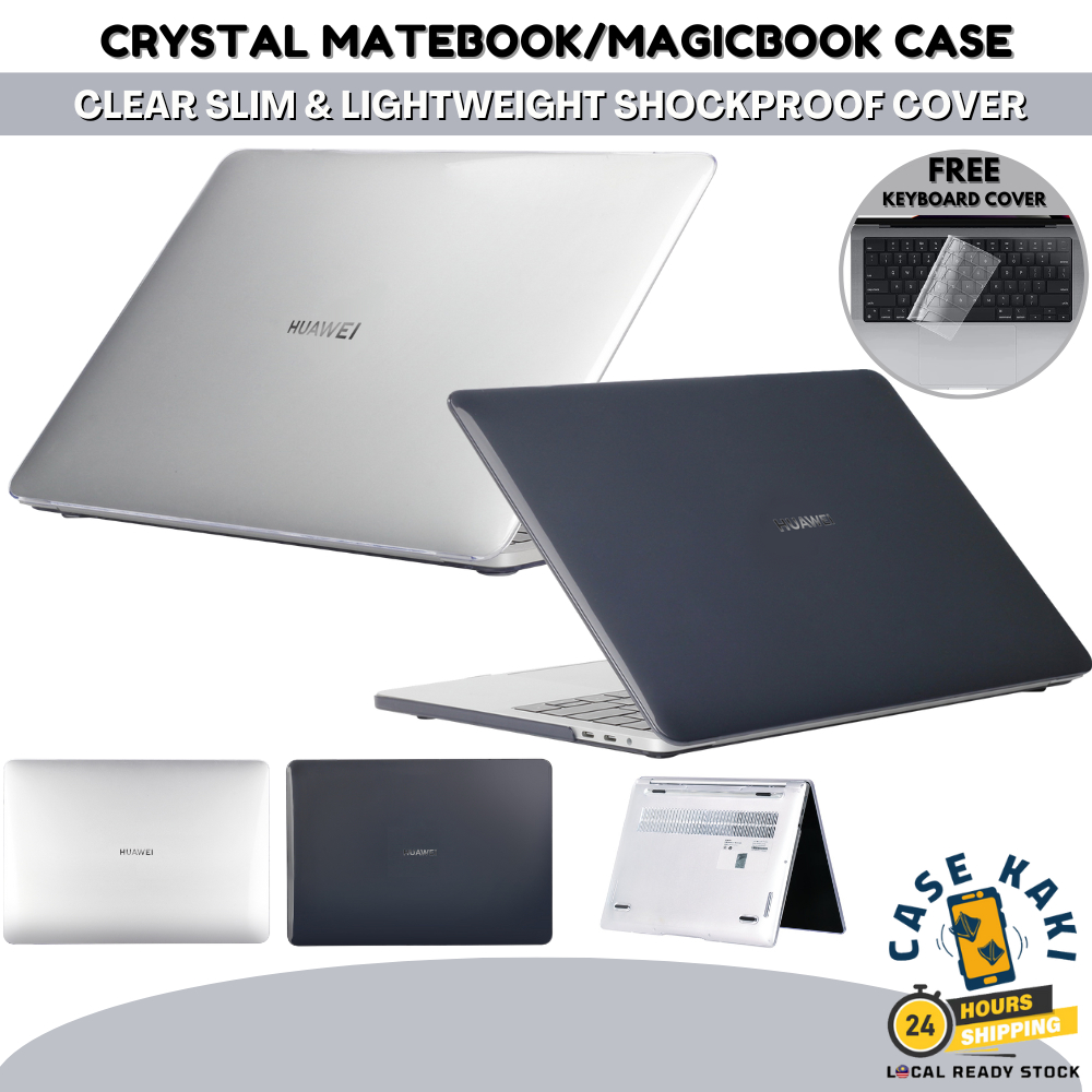 CASEKAKI CRYSTAL CLEAR Hard PC Case Huawei MateBook 16s X Pro 14S D16 D14 D15 MagicBook 14 15 X14 X1