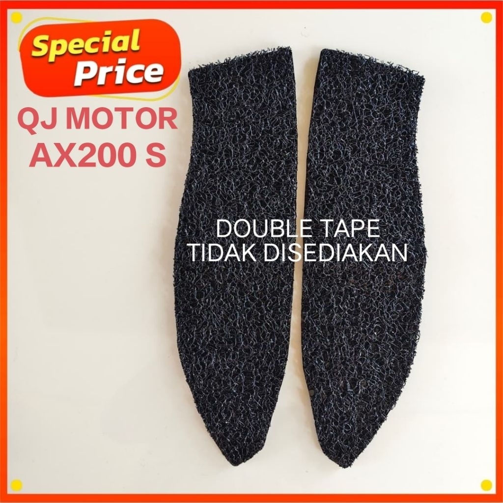 QJ MOTOR AX200 S CARPET FOOT REST CARPET (สีดํา)