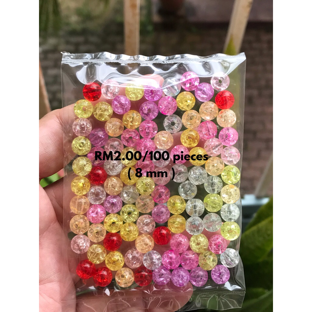RM2.00/100 kyping : 8mm-005 - Manik - Bead - 8 mm