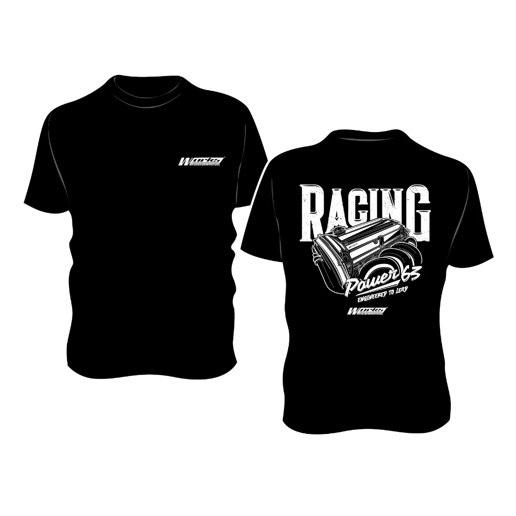 Works Engineering 63 Racing Tee - เสื้อยืดสินค้า