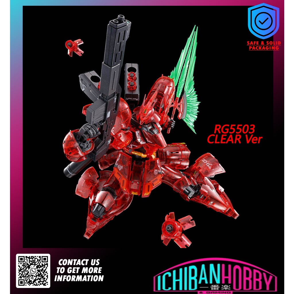 RG5503 1/144 SASABI CLEAR Ver. (NON BANDAI)