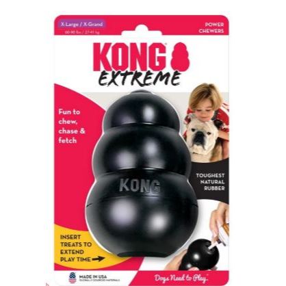 KONG Extreme Black Dog Toy (S/M/L/XL)