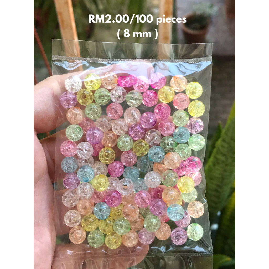 RM2.00/100 kyping : 8mm-014 - Manik - Bead - 8 mm